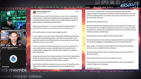 Clips: Absolute Storm Ep 115 w Mr Truthbomb discuss- Q-Anniversary