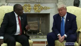 Trump confronts President Ramaphosa about white genocide in South Africa
