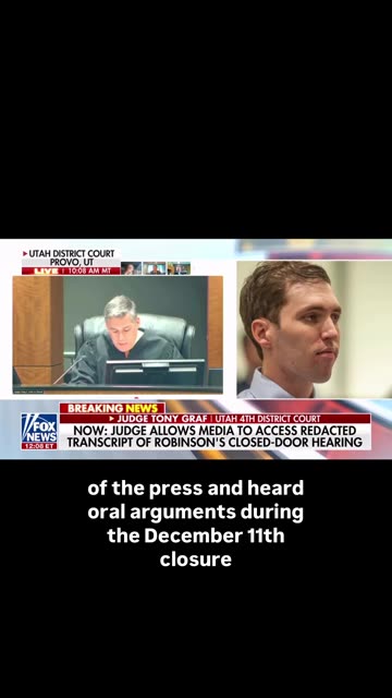 Court Rules access to Public Records Tyler Robinson Case