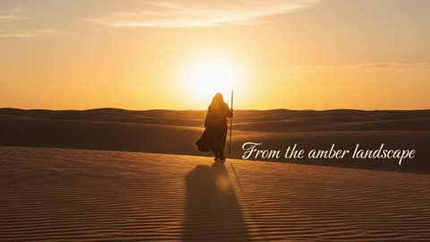 From the amber landscape