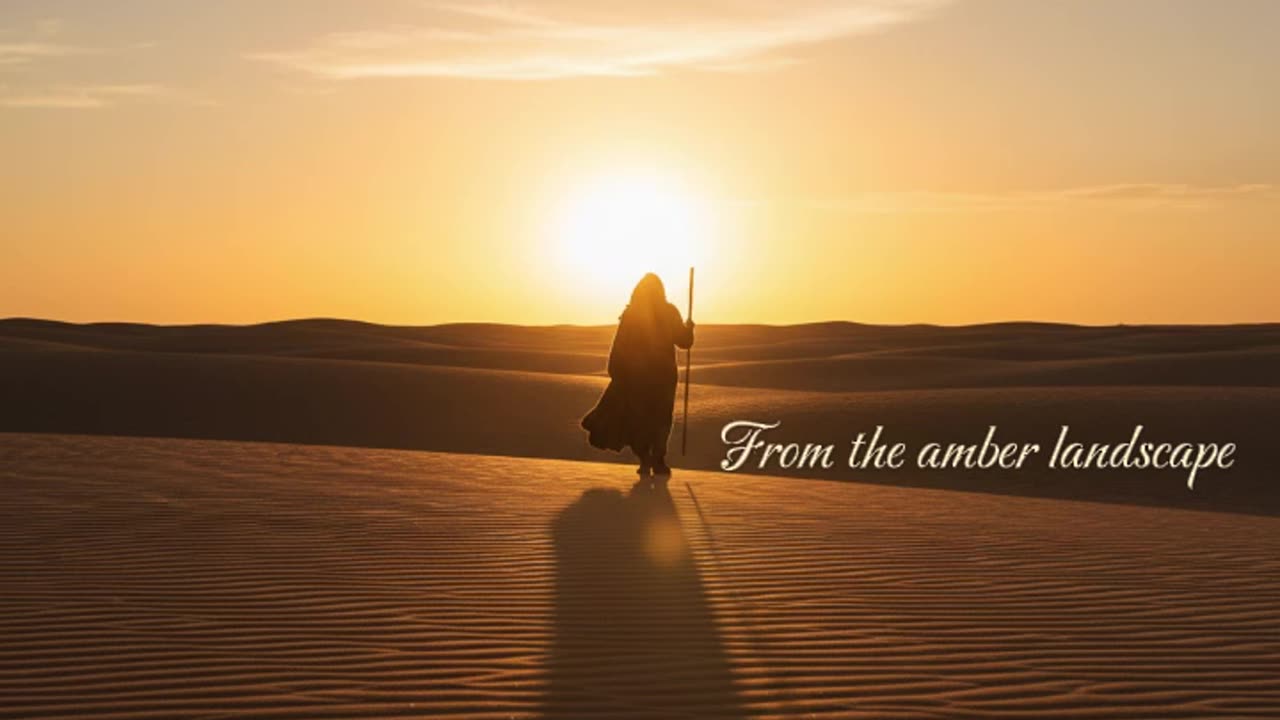 From the amber landscape