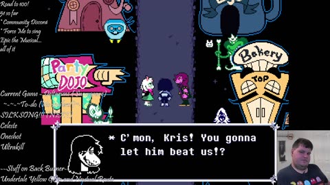 Working to a snowy grave (Deltarune)