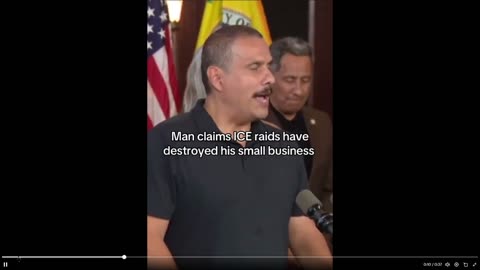 Man upset that illegals are not there to run his business - he needs a new biz huh
