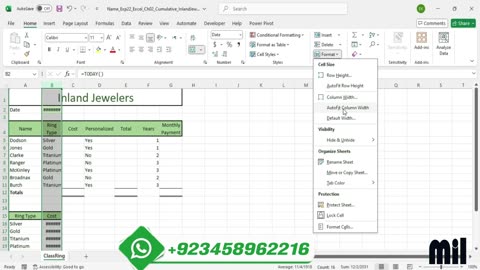 Exp22_Excel_Ch02_CumulativeAssessment_Inland_Jewelers | Ch02 CumulativeAssessment Inland Jewelers