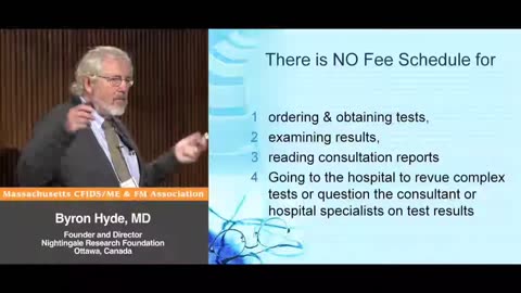 There is NO Fee Schedule to run around after patients results; in the western medical system - Byron Hyde, MD