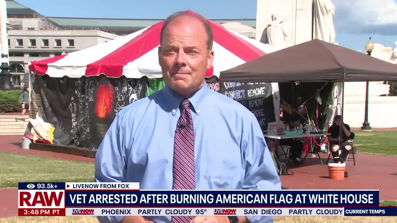 Flag burning: US Army veteran speaks out after arrest