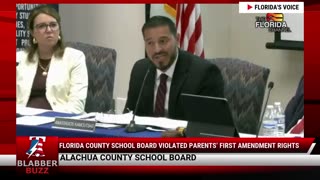 Florida County School Board Violated Parents’ First Amendment Rights