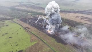 Spectacular Detonation of the Ammunition Load of a Ukrainian BMP-2