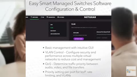 NETGEAR 8 Port PoE Gigabit Ethernet Easy Smart Managed Essentials Switch (GS308E