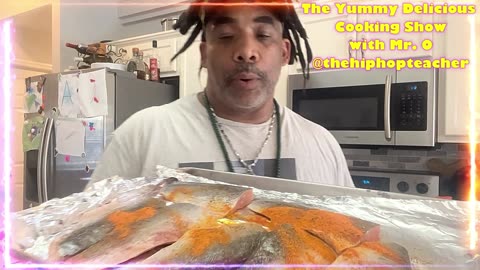 Taste Delicious Shrimp, Salmon, Brown Rice with Broccoli and Cheese on Yummy Delicious Cooking Show
