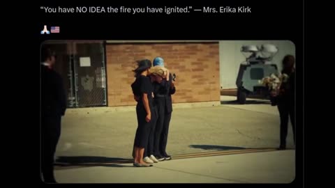 ERIKA KIRK- "You have NO IDEA the fire you have ignited."- The White House 9 18 2025