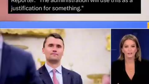 DISGUSTING. Reporter: "The administration will use this as a justification for something."