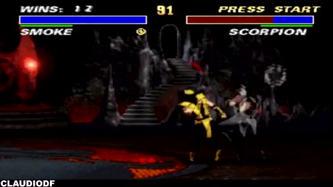 Ultimate Mortal Kombat 3 - Smoke - SNES