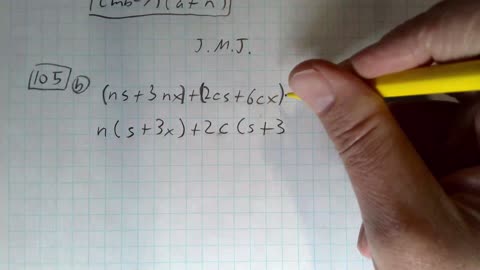 Saxon Algebra 1 Lesson 105 (b)