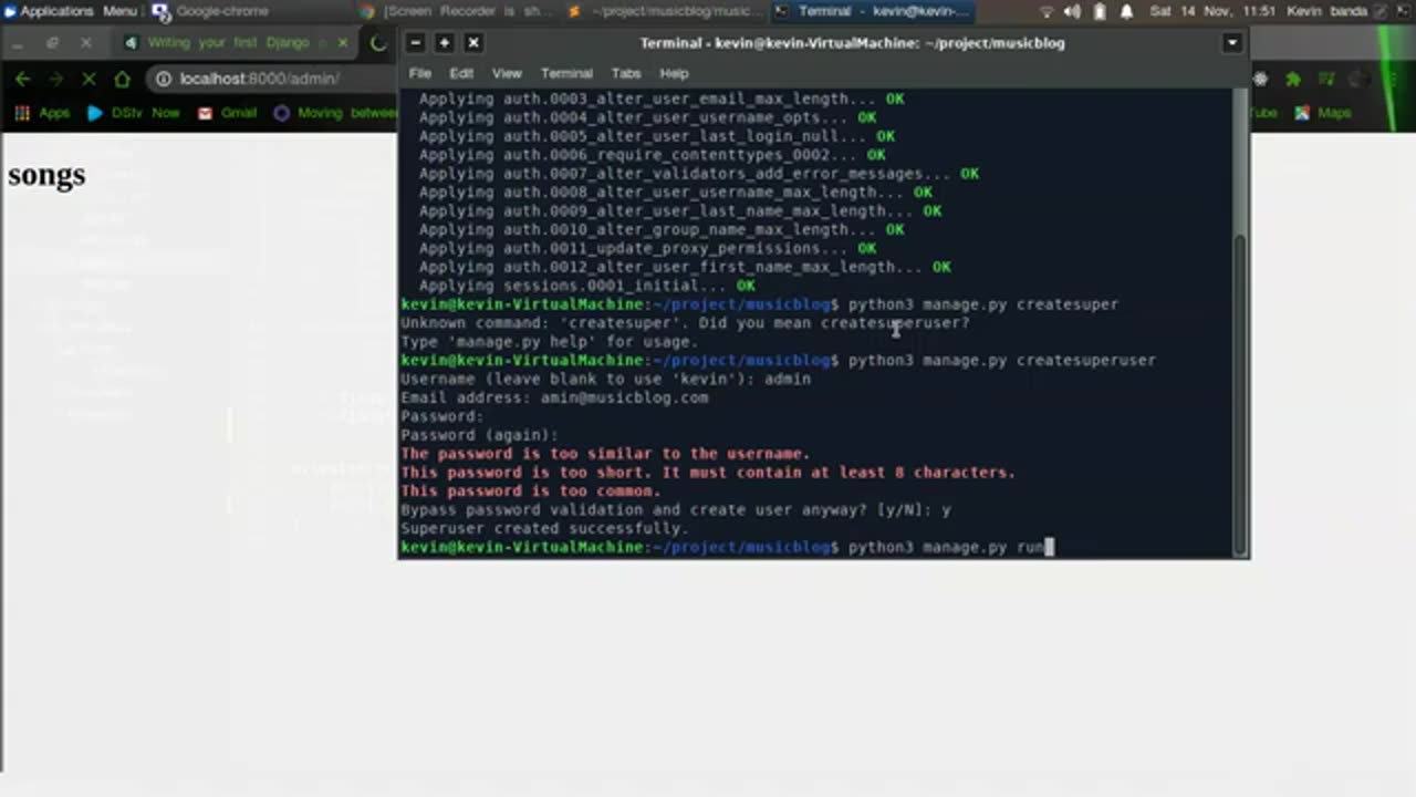 Django 3 - Hacking the administration Dashboard with