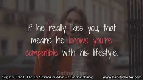Signs That He Is Serious About Something