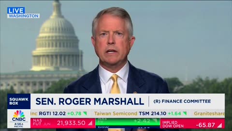 Sen. Roger Marshall on CNBC Squawk Box