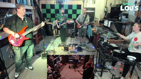 LIVE AT LOU'S Rock and Roll Jam Band