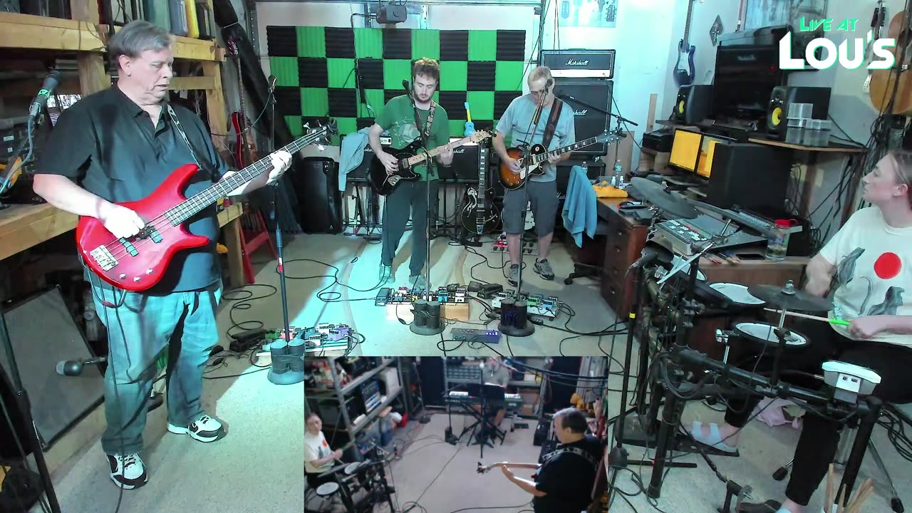 LIVE AT LOU'S Rock and Roll Jam Band
