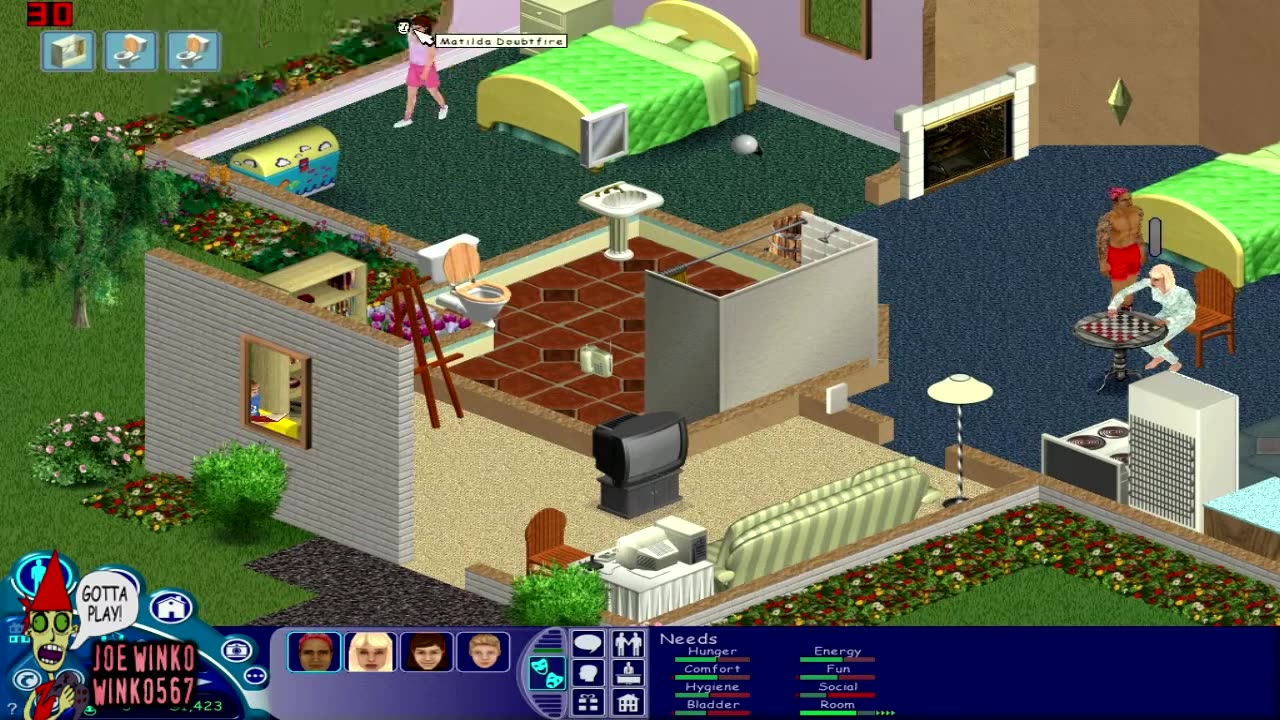 Sims 1 Gameplay Series 1x10 Joe Winko
