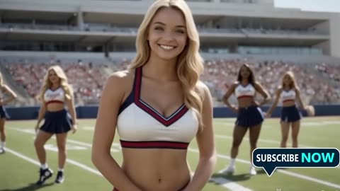 AI Retro Future_ 1950s Cheerleader in Super Panavision 70