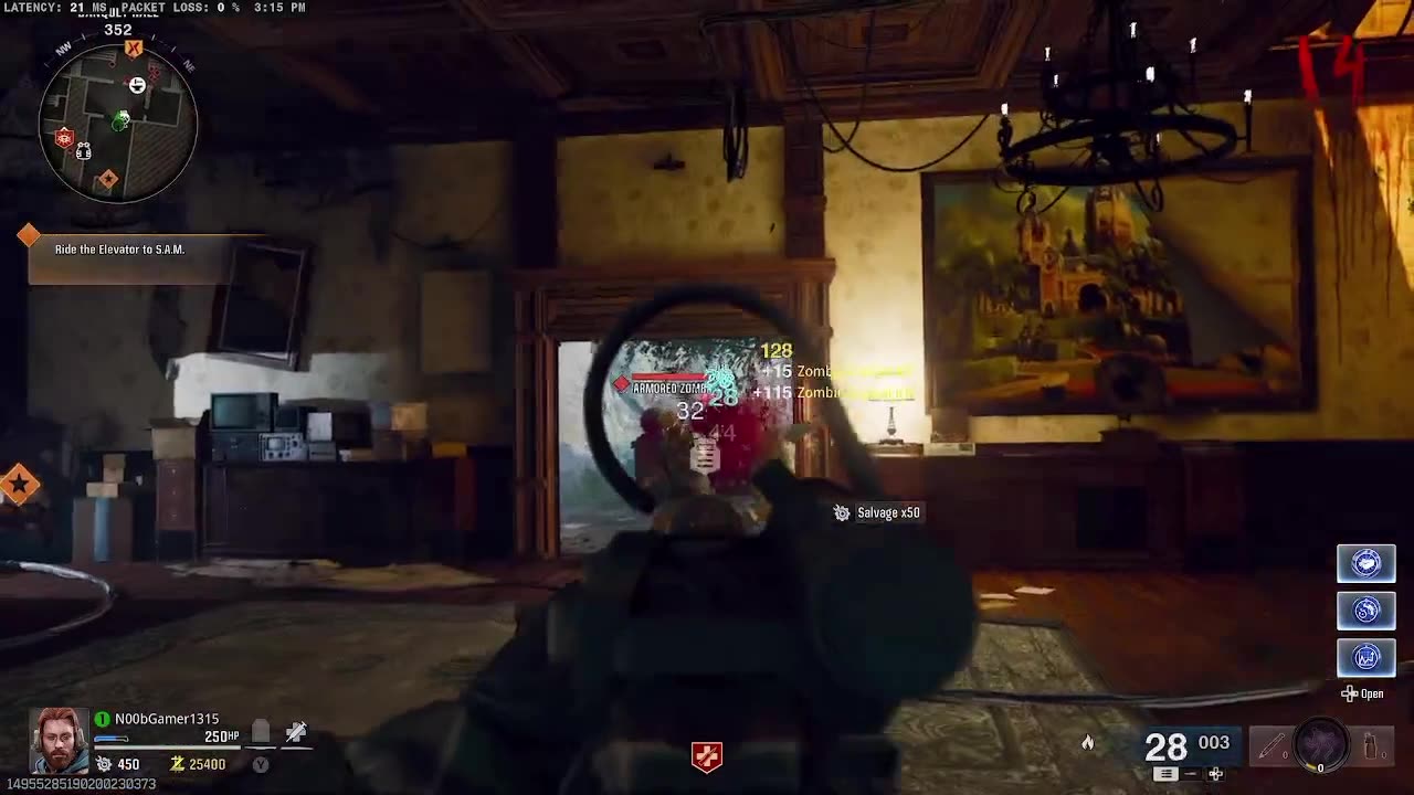 Call of Duty Black Ops 6 No Commentary Solo Round Based Zombies PvE Shattered Veil 79th Game
