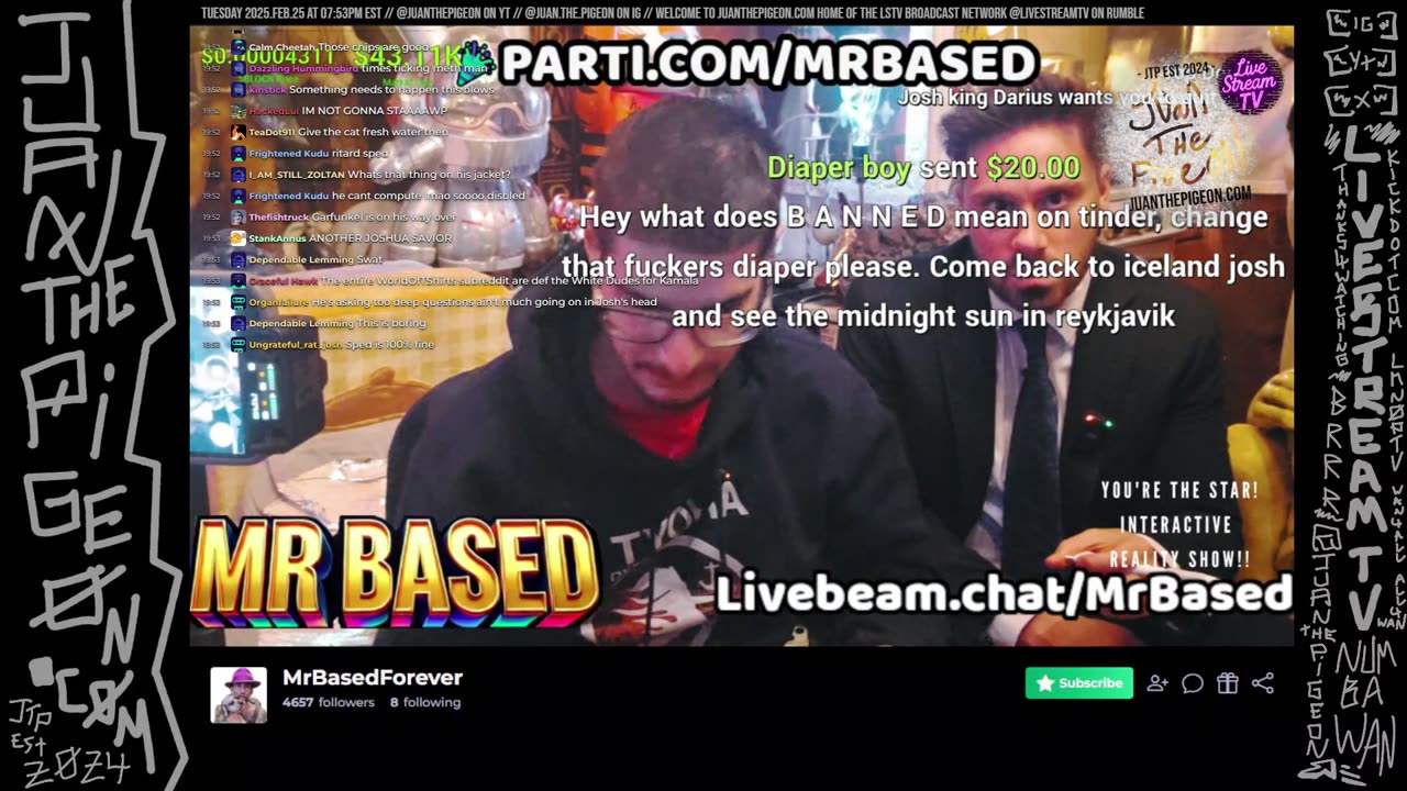 dainty laced voice, he got excited