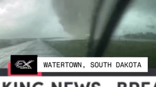 Massive tornado strikes Watertown, South Dakota.