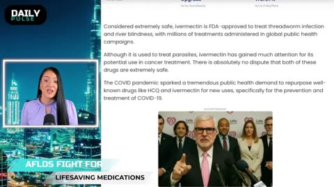 America’s Frontline Doctors demanding FDA make HCQ and Ivermectin available over the counter