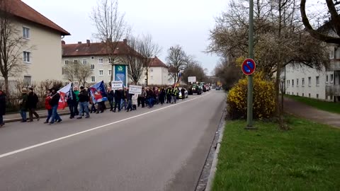 Protestzug in Memmingen am 29.03.2025
