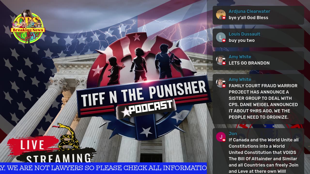 Tiff n the Punisher fighting cps one amendment at a time
