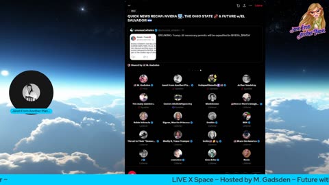 Future with El Salador ~ LIVE X Space ~ M. Gadsden Hosting