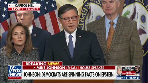 Speaker Johnson just destroyed every Democrat who ignored the Epstein Files for 4 years
