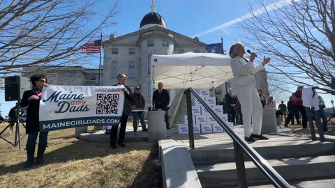 Chloe Cole at Girl First Rally in Augusta, Maine