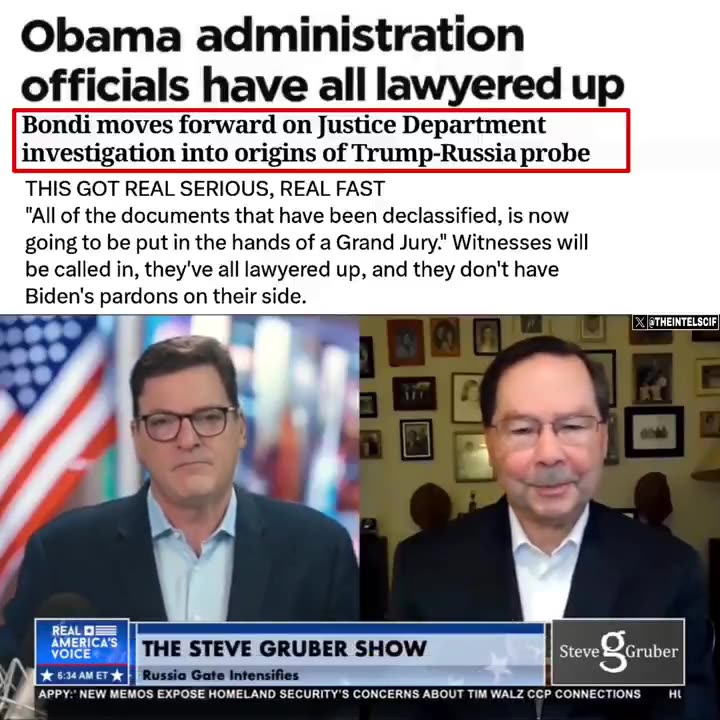 OFFICIALS HAVE ALL LAWYERED UP as Attorney General Bondi moves forward