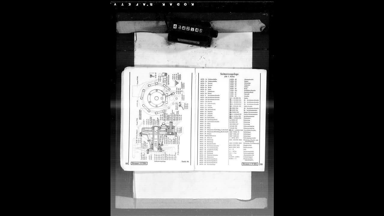 Panzer 1 Spare Parts List Chassis B 1937