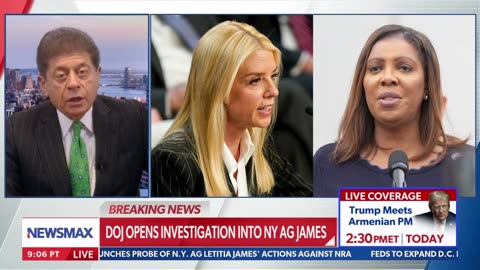 Serious criminal investigation into Letitia James ⚡Judge Andrew Napolitano