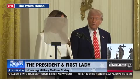 FLOTUS SPEAKS ON MOTHERHOOD TO MILITARY MOTHERS