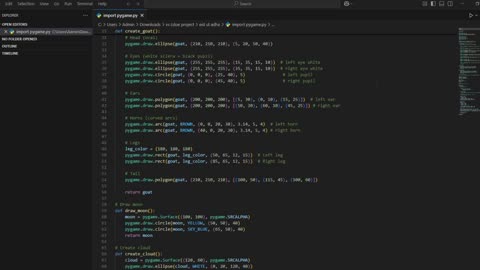 Eid Ul Adha Mubarak with Python Animation _ Celebrate Bakra Eid