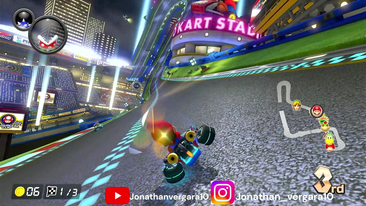 mario kart deluxe gameplay