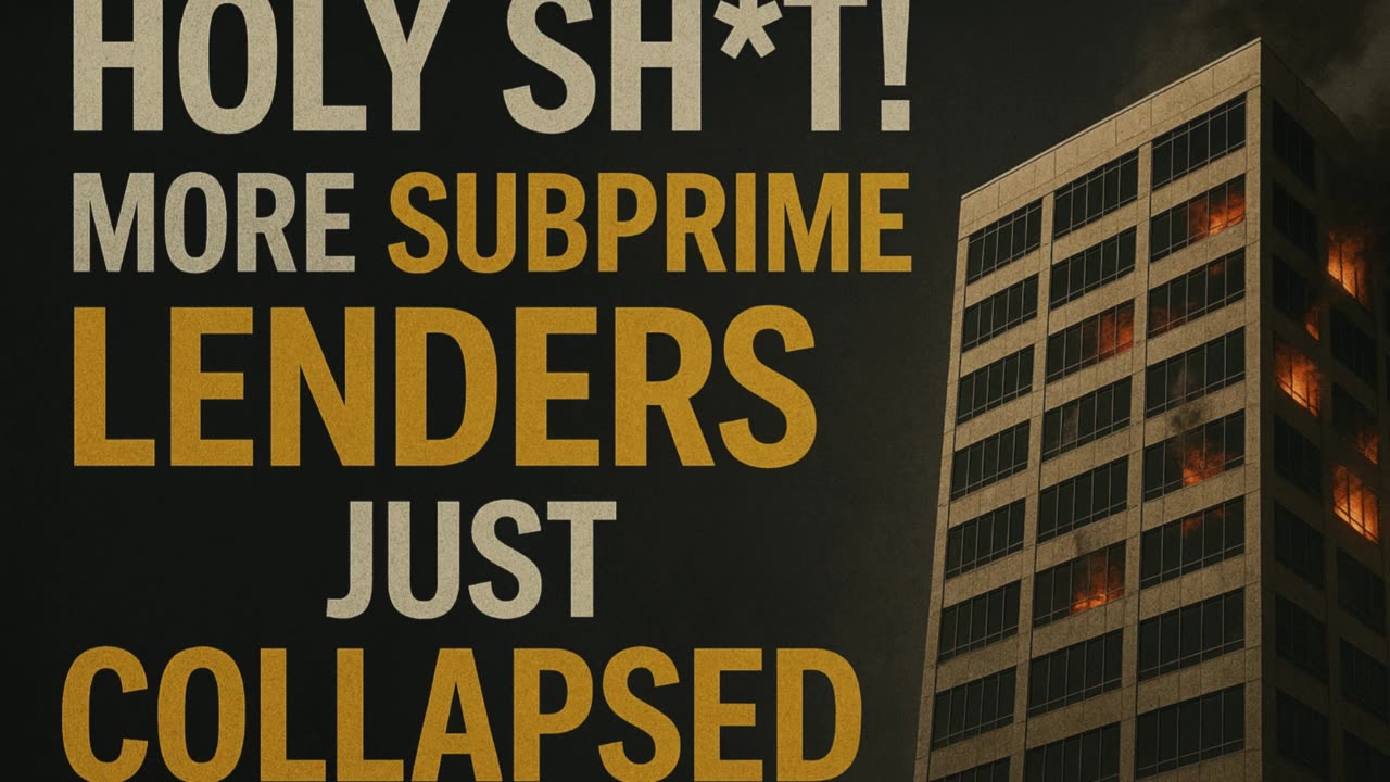 The New Financial Contagion: Subprime Lenders Are Falling Fast