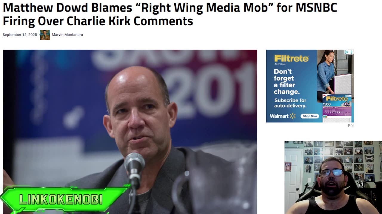 Matthew Dowed Blames Right Wing Conservatives For His Firing On MSNBC