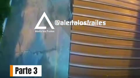 VIDEO: Camioneta de la Policía en el Atraco