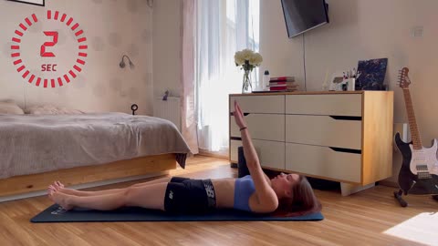 Tabata abs+back. 150 calories in 9 minutes, beautiful posture and flat stomach