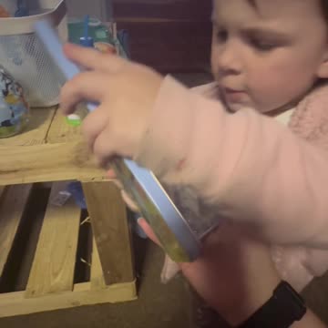 Happiness of a toddler