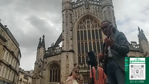Jazz Nano Street Edition: Busking in Bath, England: 2025 Tour in UK