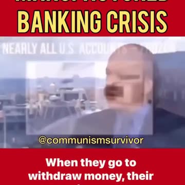 MANUFACTURED BANKING CRISIS