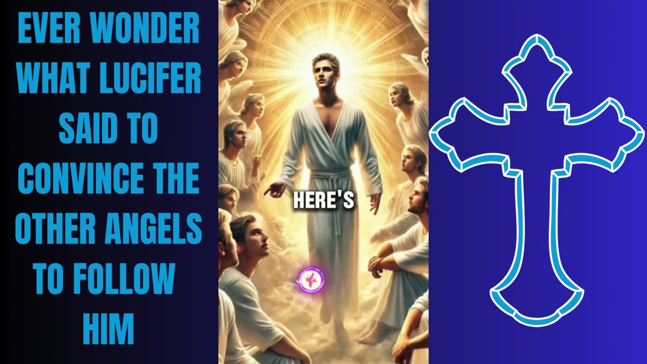 EVER WONDER WHAT LUCIFER SAID TO CONVINCE THE OTHER ANGELS TO FOLLOW HIM?