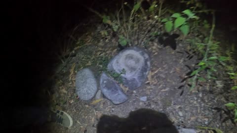 Walking to the peak of the mountain where the ancestors lived #nightime