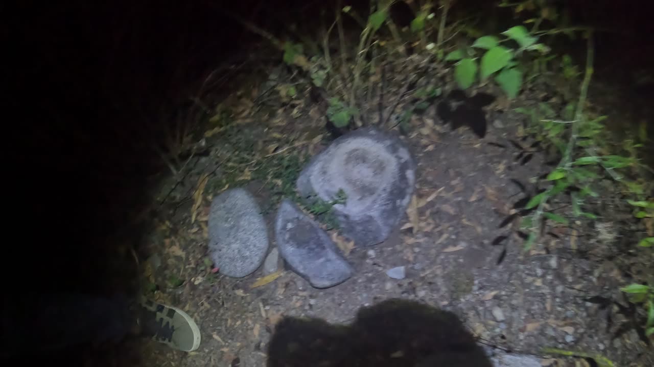 Walking to the peak of the mountain where the ancestors lived #nightime